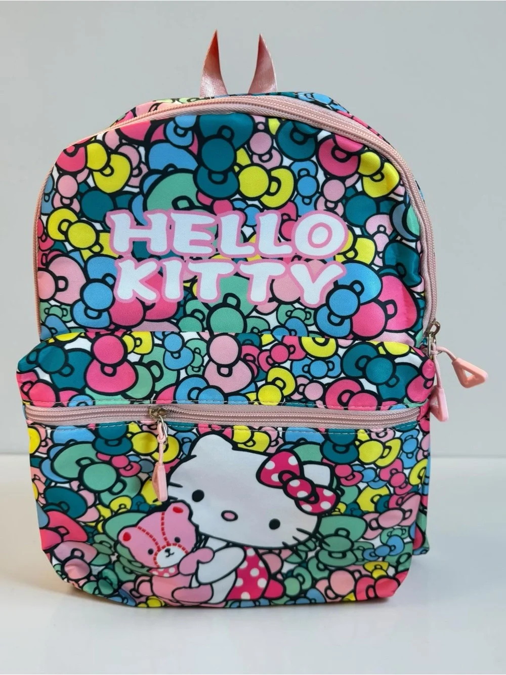 NWOT Hello Kitty Kids 4 Piece Backpack in Pink Multicolor
